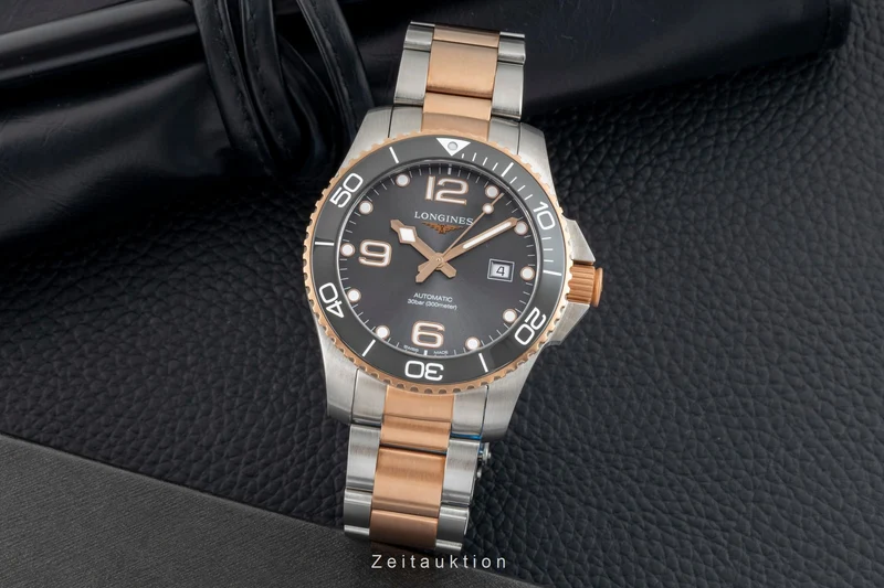 Longines Hydro Conquest steel automatic men's watch L3.782.3.78.7 LP: 2200EUR [2602092]