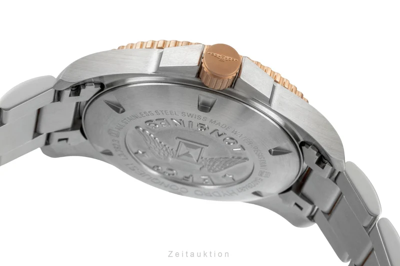 Longines Hydro Conquest steel automatic men's watch L3.782.3.78.7 LP: 2200EUR [2602092]