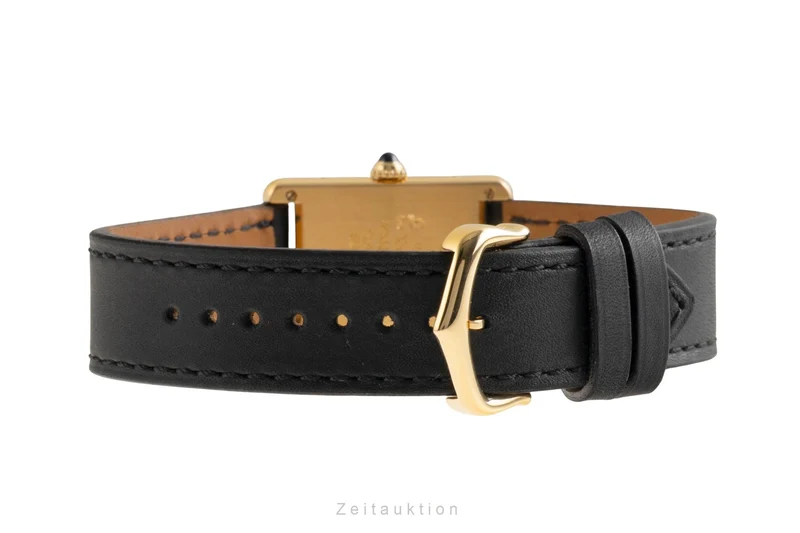 Cartier Tank silver-gilt quartz men's watch W1002753 [2601856]