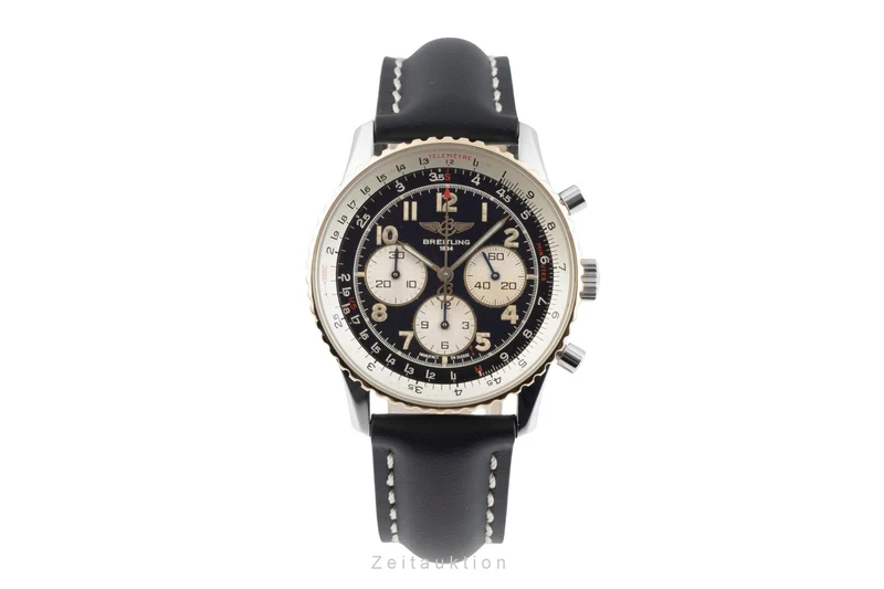Breitling Navitimer chronograph steel / gold automatic men's watch D30022 [2501376]