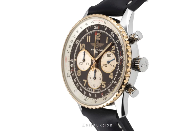 Breitling Navitimer chronograph steel / gold automatic men's watch D30022 [2501376]