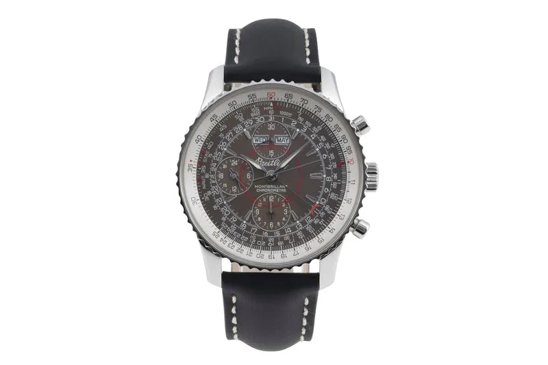 Breitling Montbrillant Datora chronograph steel automatic men's watch A21330 [2601553]
