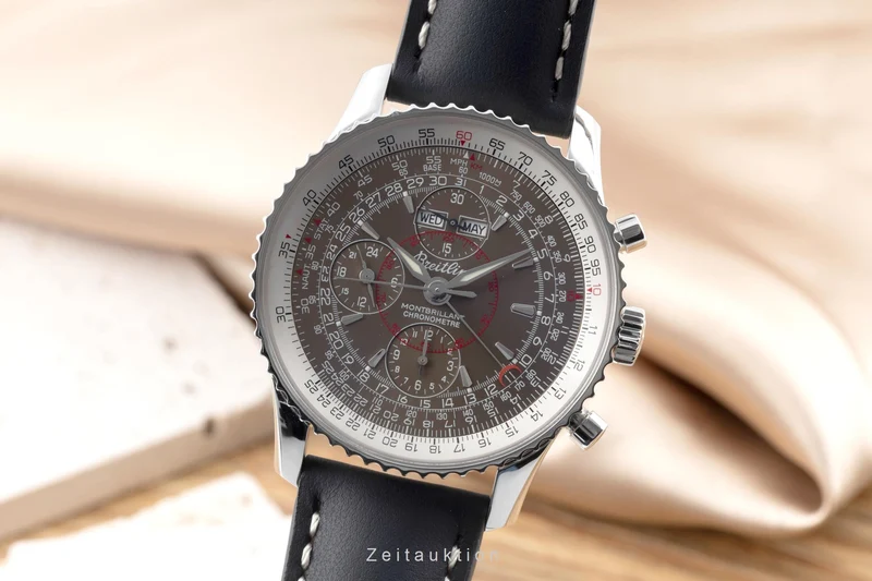 Breitling Montbrillant Datora chronograph steel automatic men's watch A21330 [2601553]