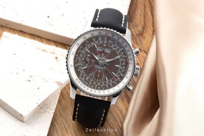 Breitling Montbrillant Datora chronograph steel automatic men's watch A21330 [2601553]