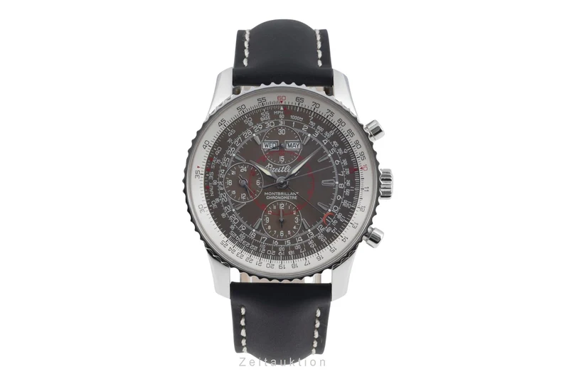 Breitling Montbrillant Datora chronograph steel automatic men's watch A21330 [2601553]