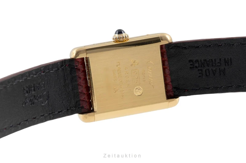 Cartier Tank silver-gilt manual winding women's watch Vintage [2601618]