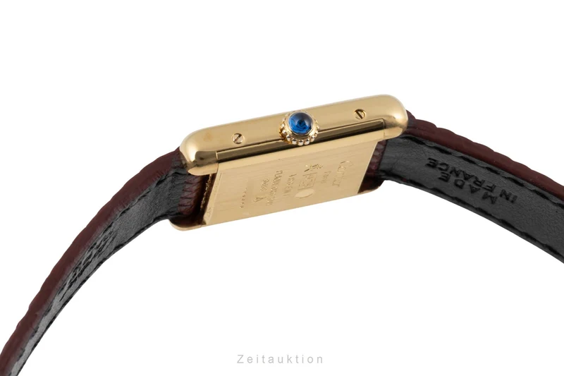 Cartier Tank silver-gilt manual winding women's watch Vintage [2601618]