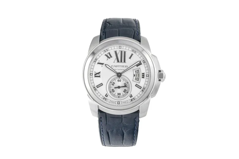 Cartier Calibre de Cartier steel automatic men's watch W7100015 [2601977]