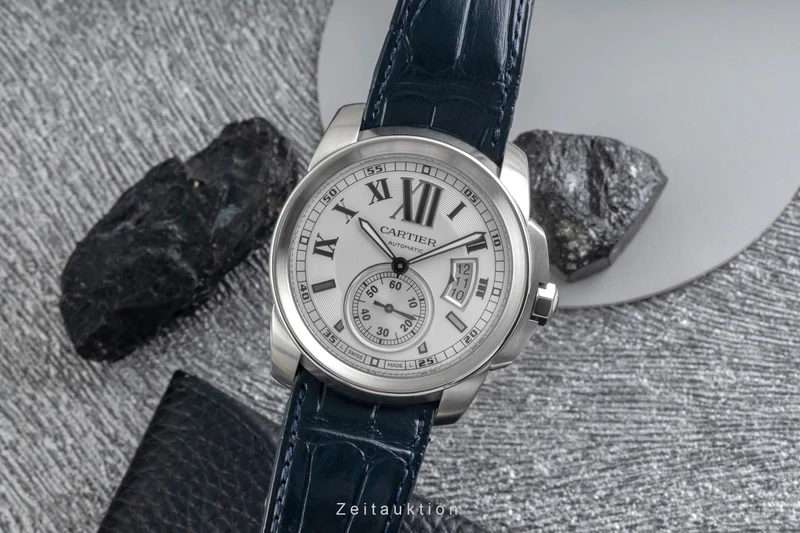 Cartier Calibre de Cartier steel automatic men's watch W7100015 [2601977]