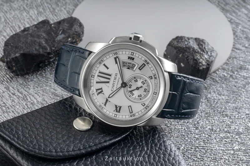 Cartier Calibre de Cartier steel automatic men's watch W7100015 [2601977]