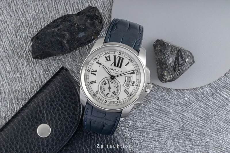 Cartier Calibre de Cartier steel automatic men's watch W7100015 [2601977]