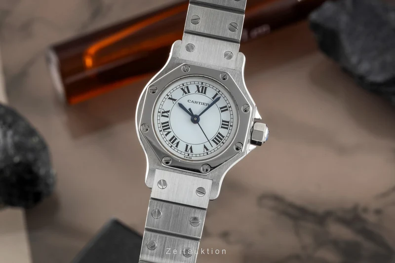 Cartier Santos steel automatic women's watch 0906 [2507270]