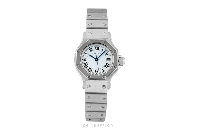 Cartier Santos steel automatic women's watch 0906 [2507270]