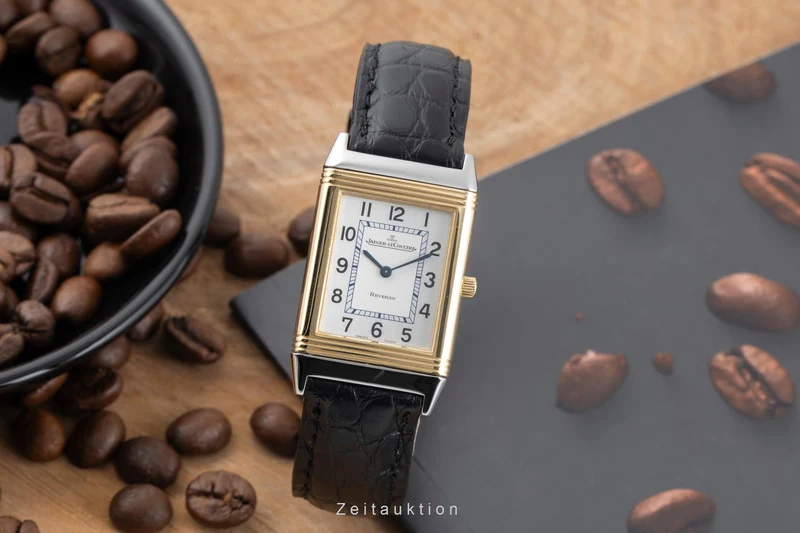 Jaeger LeCoultre Reverso steel / gold quartz women's watch Q2515420 , 250.5.08 [2601460]