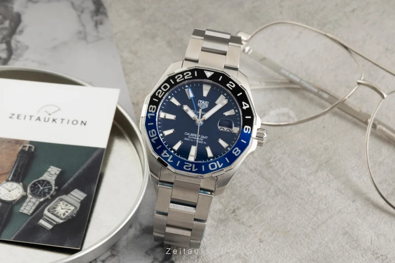 Tag Heuer Aquaracer steel automatic men's watch WAY201T.BA0927 [2602083]