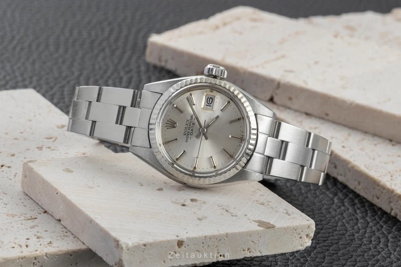 Rolex Lady Date steel / white gold automatic women's watch 6917 Vintage [2601551]