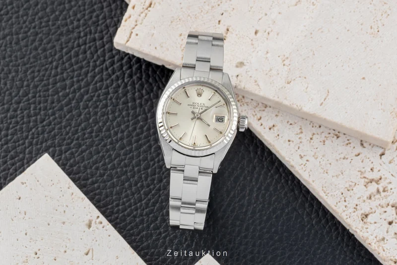 Rolex Lady Date steel / white gold automatic women's watch 6917 Vintage [2601551]