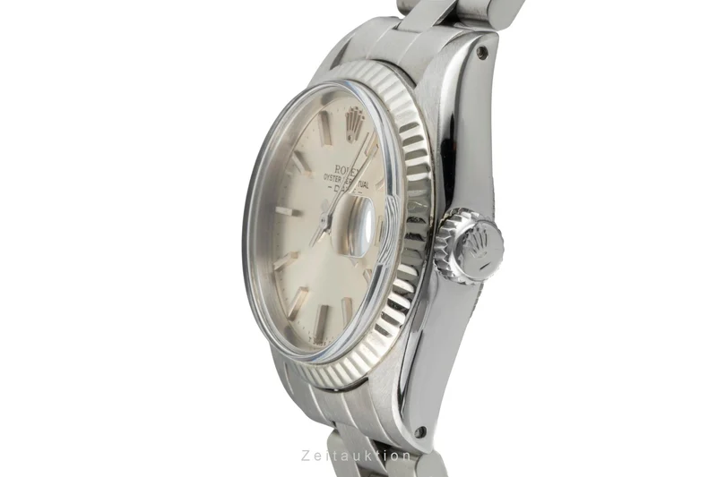 Rolex Lady Date steel / white gold automatic women's watch 6917 Vintage [2601551]