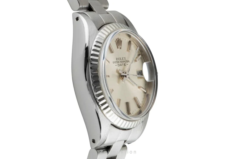 Rolex Lady Date steel / white gold automatic women's watch 6917 Vintage [2601551]