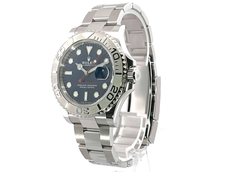 Rolex Yacht-Master 40 Oystersteel Platin 126622 Blau LC100 aus 2019