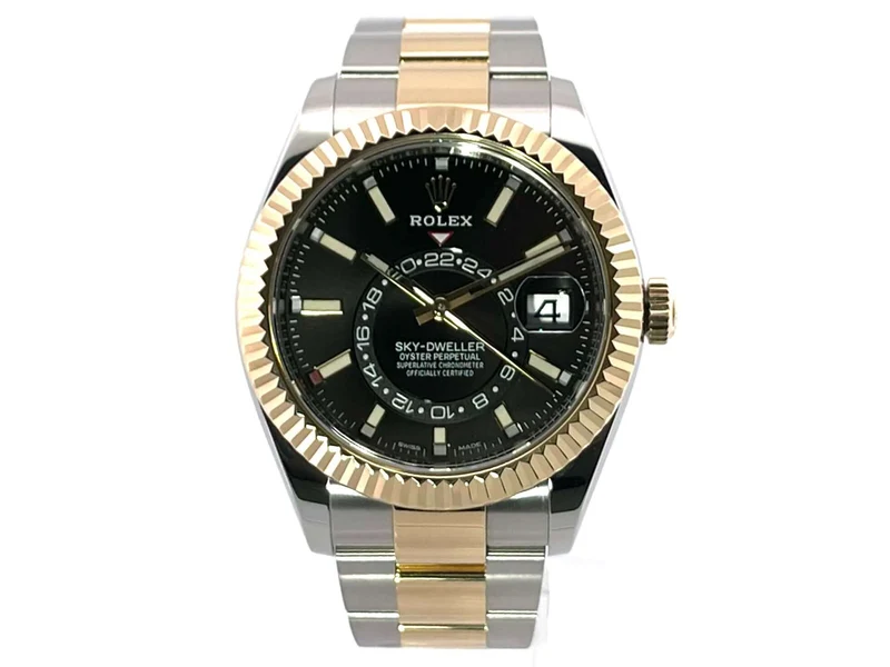 Rolex Sky-Dweller Edelstahl - Gelbgold 326933 Schwarz aus 2020