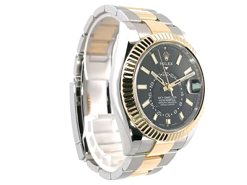Rolex Sky-Dweller Edelstahl - Gelbgold 326933 Schwarz aus 2020