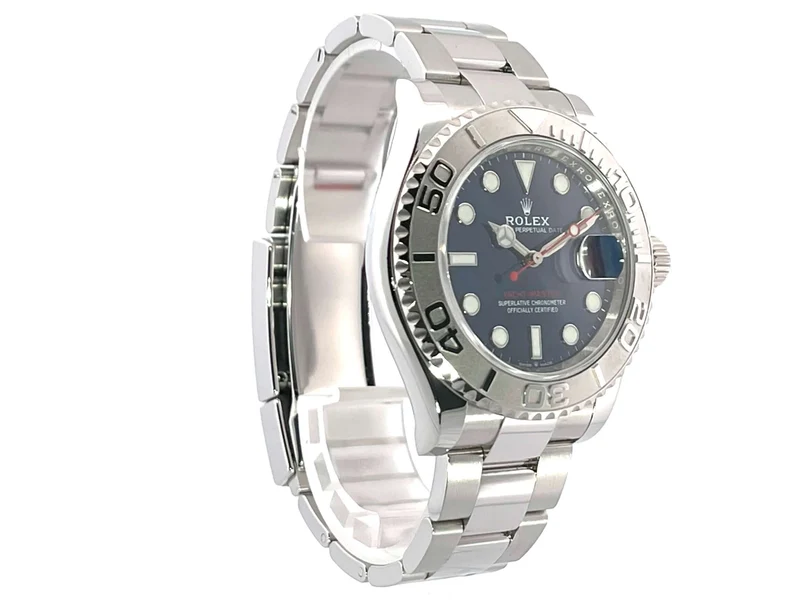 Rolex Yacht-Master 40 Oystersteel Platin 126622 Blau aus 2020