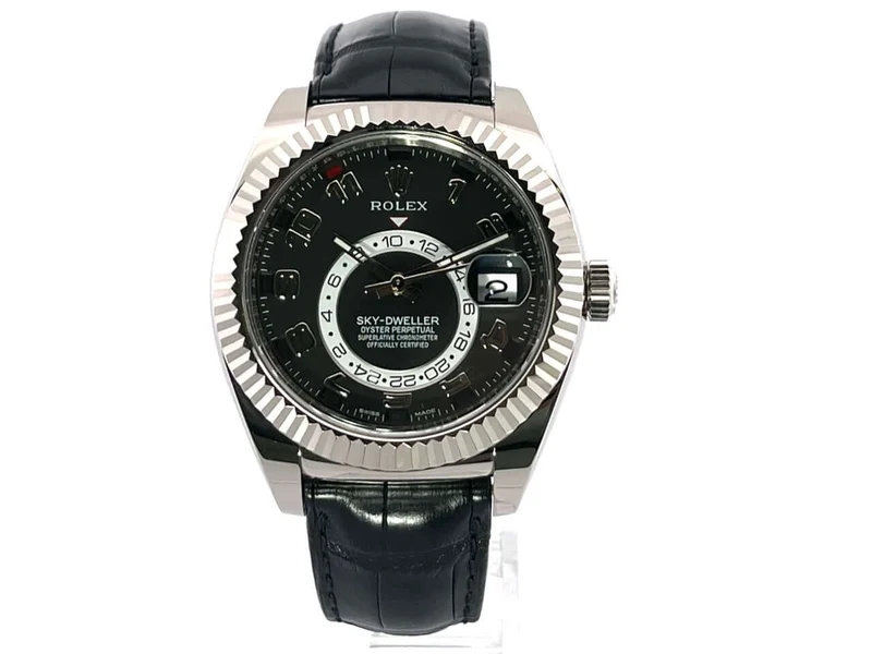 Rolex Sky-Dweller Weißgold 326139 Schwarz LC100 aus 2017