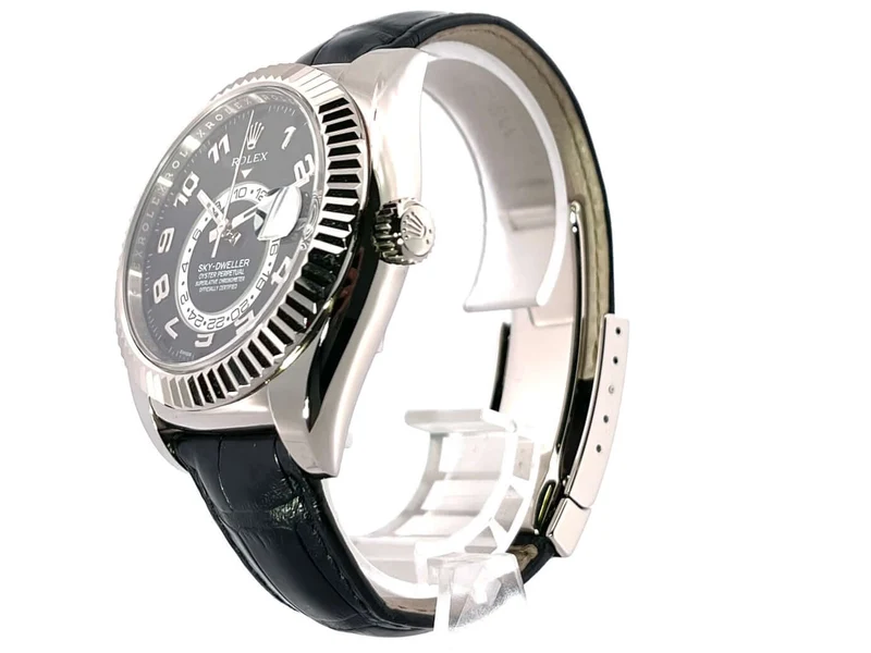 Rolex Sky-Dweller Weißgold 326139 Schwarz LC100 aus 2017