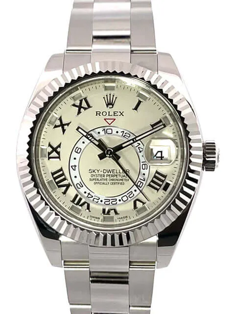 Rolex Sky-Dweller 326939 Weißgold Ivory aus 2015