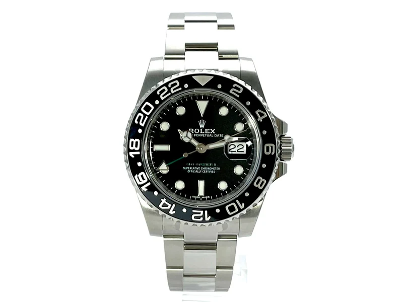 Rolex GMT-Master II Edelstahl 116710LN verklebt aus 2018