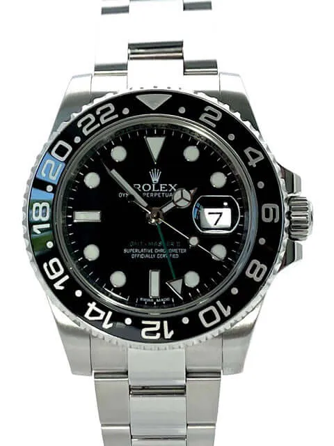 Rolex GMT-Master II Edelstahl 116710LN aus 2011
