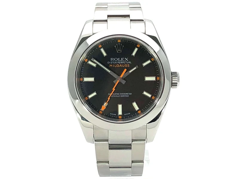 Rolex Milgauss 116400 schwarzes Zifferblatt aus 2009