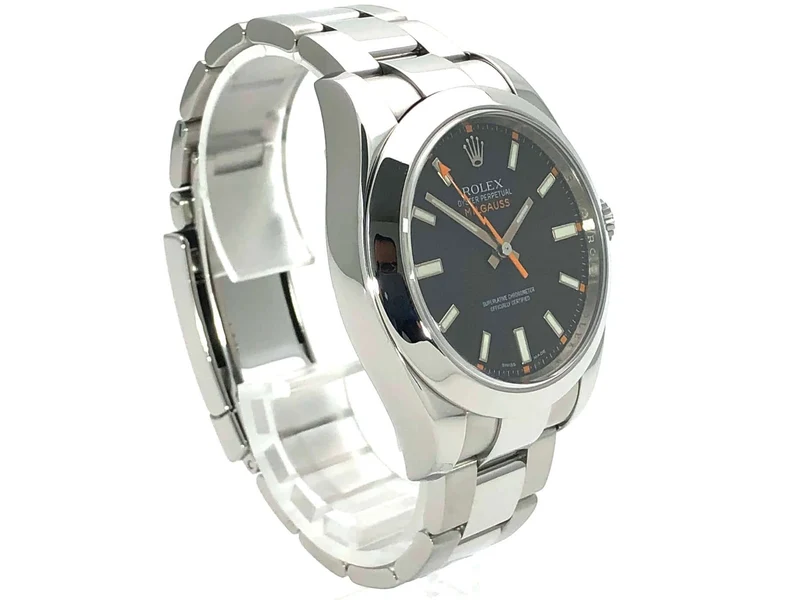Rolex Milgauss 116400 schwarzes Zifferblatt aus 2009