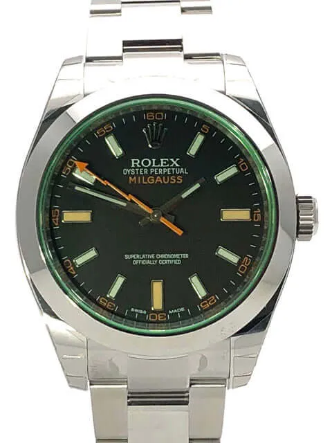 Rolex Oyster Perpetual Milgauss 116400GV verklebt aus 2018 LC100