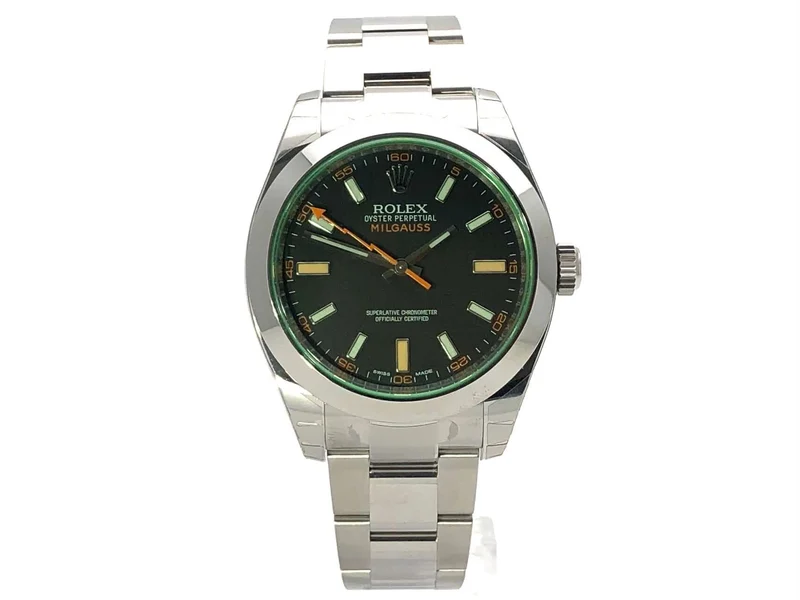 Rolex Oyster Perpetual Milgauss 116400GV verklebt aus 2018 LC100