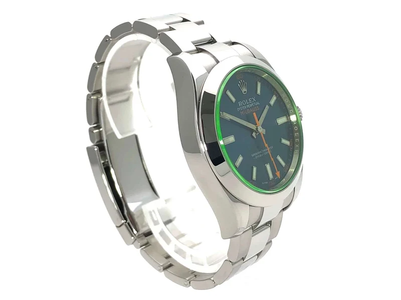 Rolex Oyster Perpetual Milgauss 116400GV Blue LC100 aus 2015