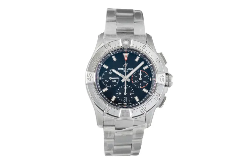 Breitling Avenger chronograph steel automatic men's watch AB0146101B1A1 LP: 7200EUR [2602114]