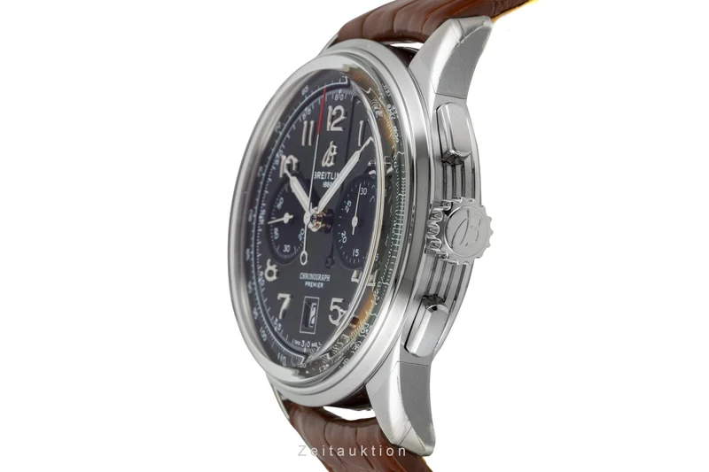 Breitling Premier chronograph steel automatic men's watch AB0145371L1P1 LP: 9000EUR [2602188]
