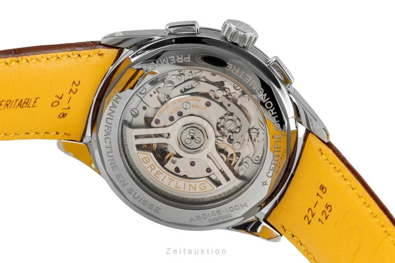 Breitling Premier chronograph steel automatic men's watch AB0145371L1P1 LP: 9000EUR [2602188]