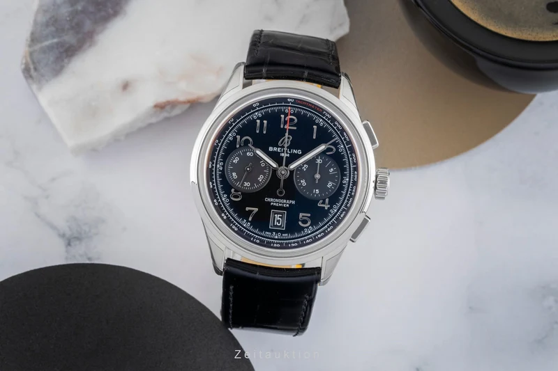 Breitling Premier chronograph steel automatic men's watch AB0145221B1P1 LP: 9000EUR [2602186]