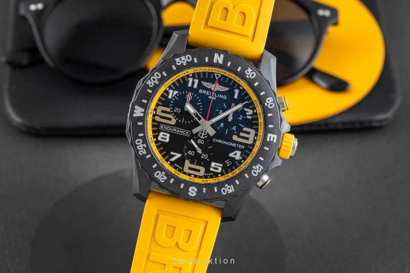 Breitling Endurance Pro chronograph breitlight quartz men's watch X82310A41B1S1 LP: 3600EUR [2602132]