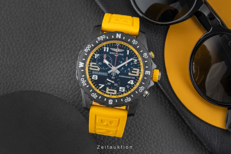 Breitling Endurance Pro chronograph breitlight quartz men's watch X82310A41B1S1 LP: 3600EUR [2602132]
