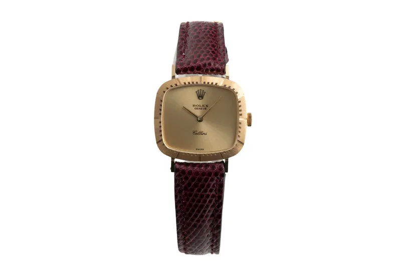 Rolex Cellini 18 ct gold manual winding women's watch 4082 Vintage [2601360]