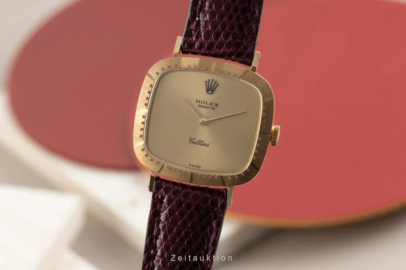 Rolex Cellini 18 ct gold manual winding women's watch 4082 Vintage [2601360]