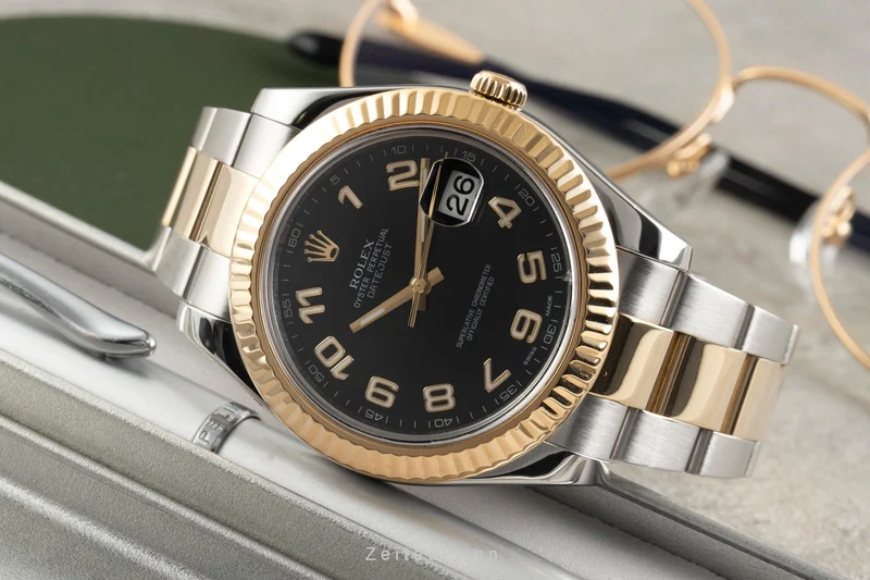 Rolex Datejust steel / gold automatic men's watch 116333 [2601972]