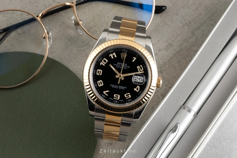 Rolex Datejust steel / gold automatic men's watch 116333 [2601972]