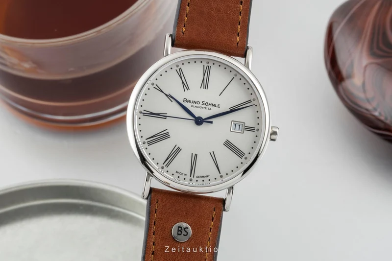 Bruno Söhnle Glashütte Nabucco steel quartz men's watch 17-13085-237 [2602502]