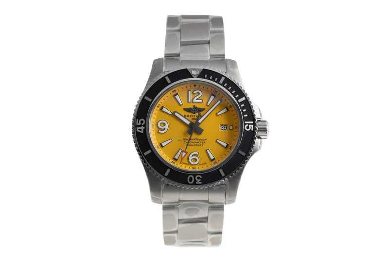 Breitling Superocean steel automatic men's watch A17367021I1A1 [2602094]