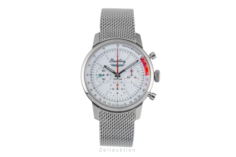 Breitling Top Time chronograph steel automatic men's watch AB01766A1A1A1 LP: 7650EUR [2602201]